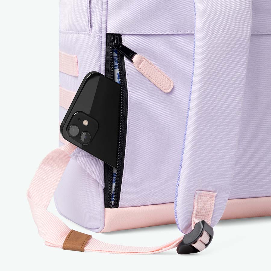 klassisches lila – mittelgroß – rucksack
